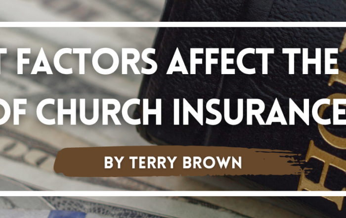 Close-up of a Bible on top of money, representing factors affecting church insurance costs