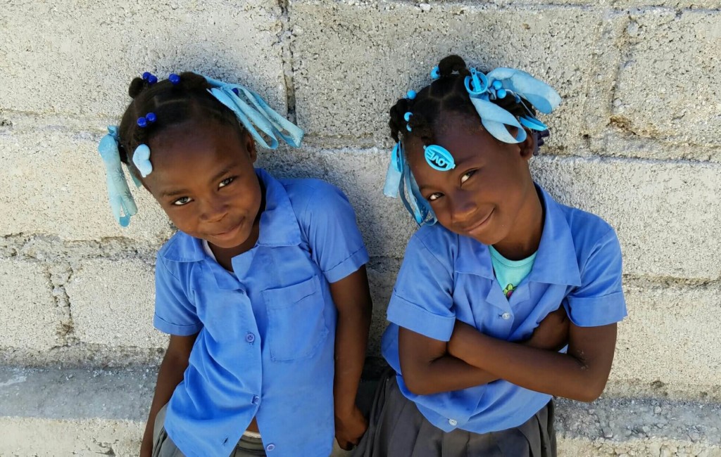 Happy kids in Haiti. 