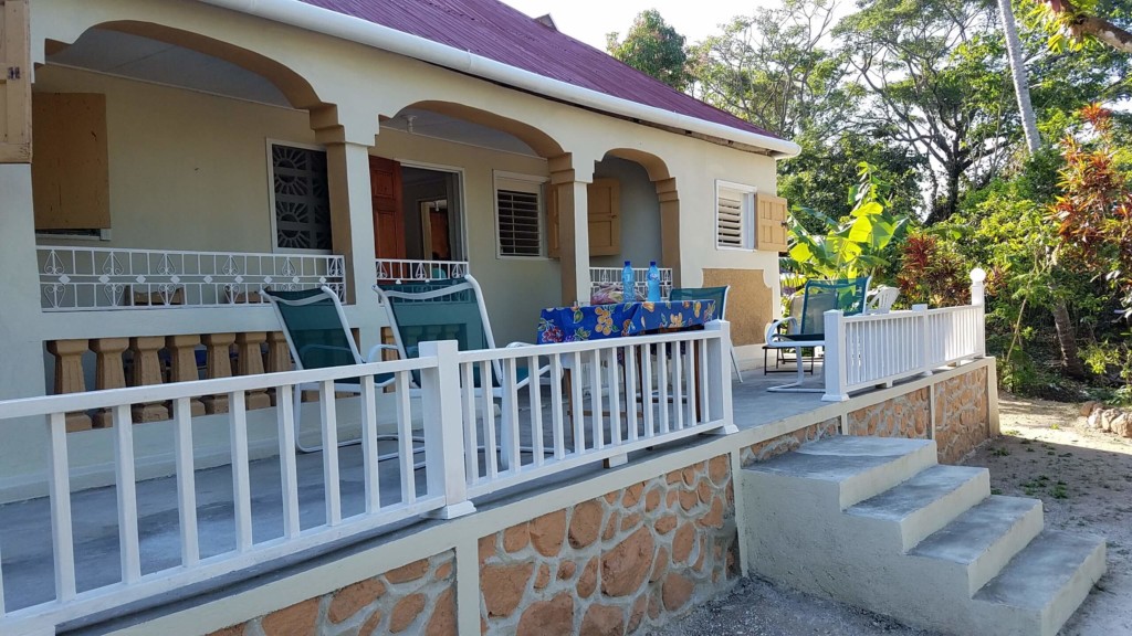 Patio in Haiti.